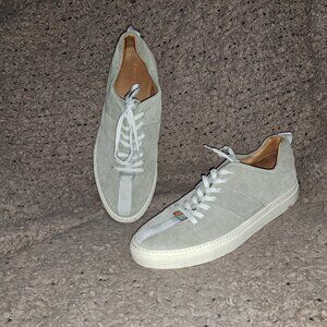 DANIEL PATRICK-Low Top-Tan/Neutral Suede/Grosgrain Ribbon-Sneakers-Sz 11-EX